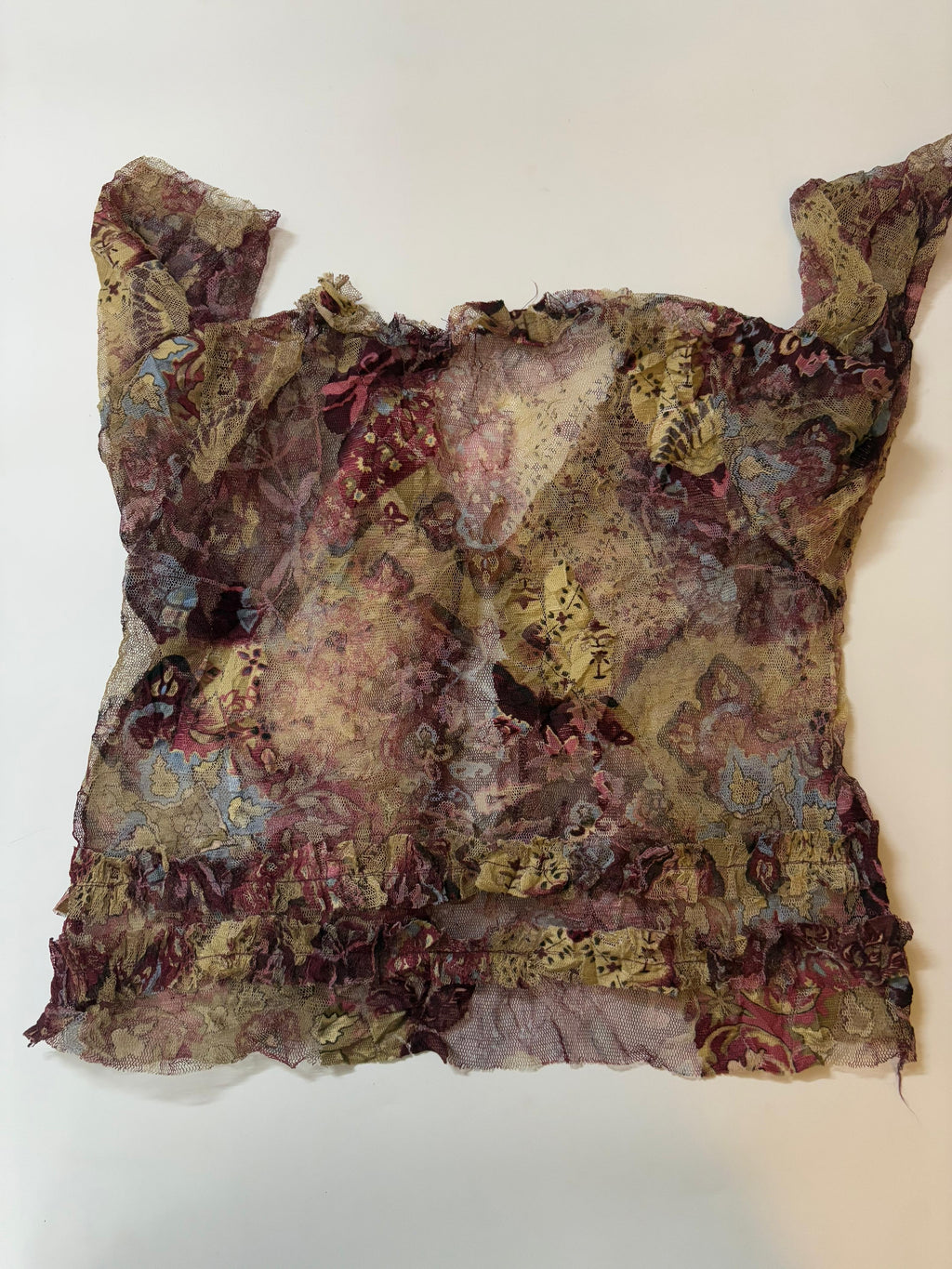 DPM Ruffle shrugged top(44-48 inch)