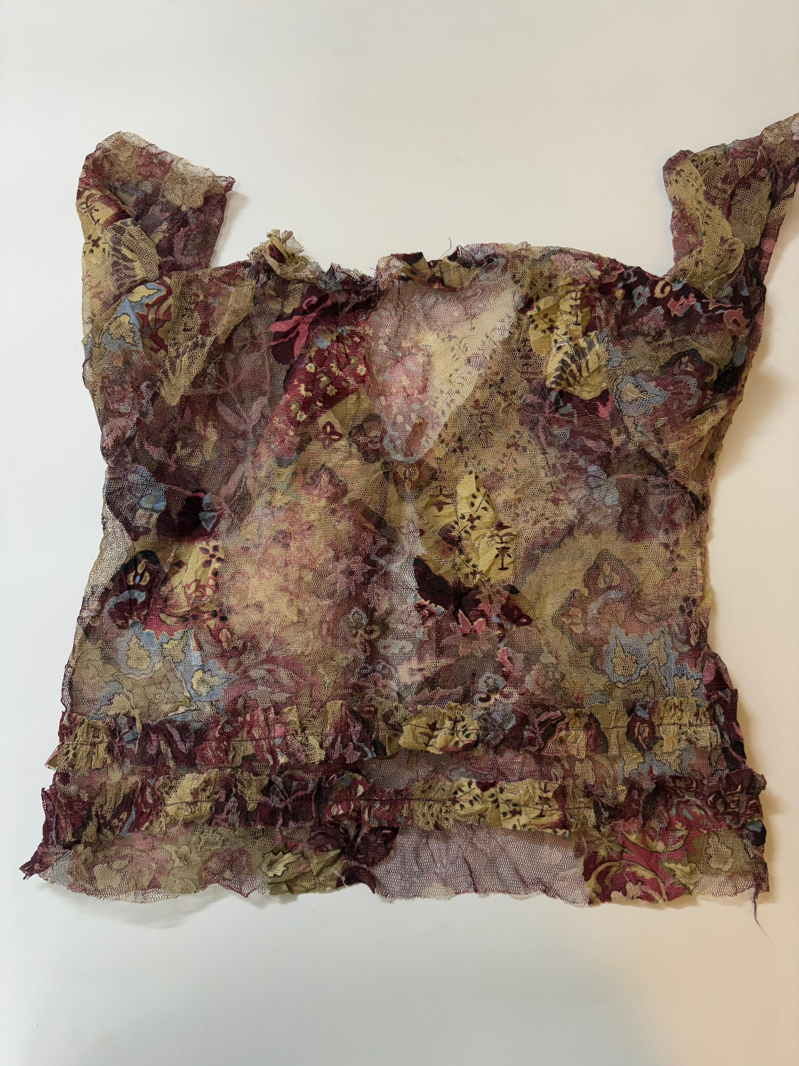 DPM Ruffle shrugged top(44-48 inch)