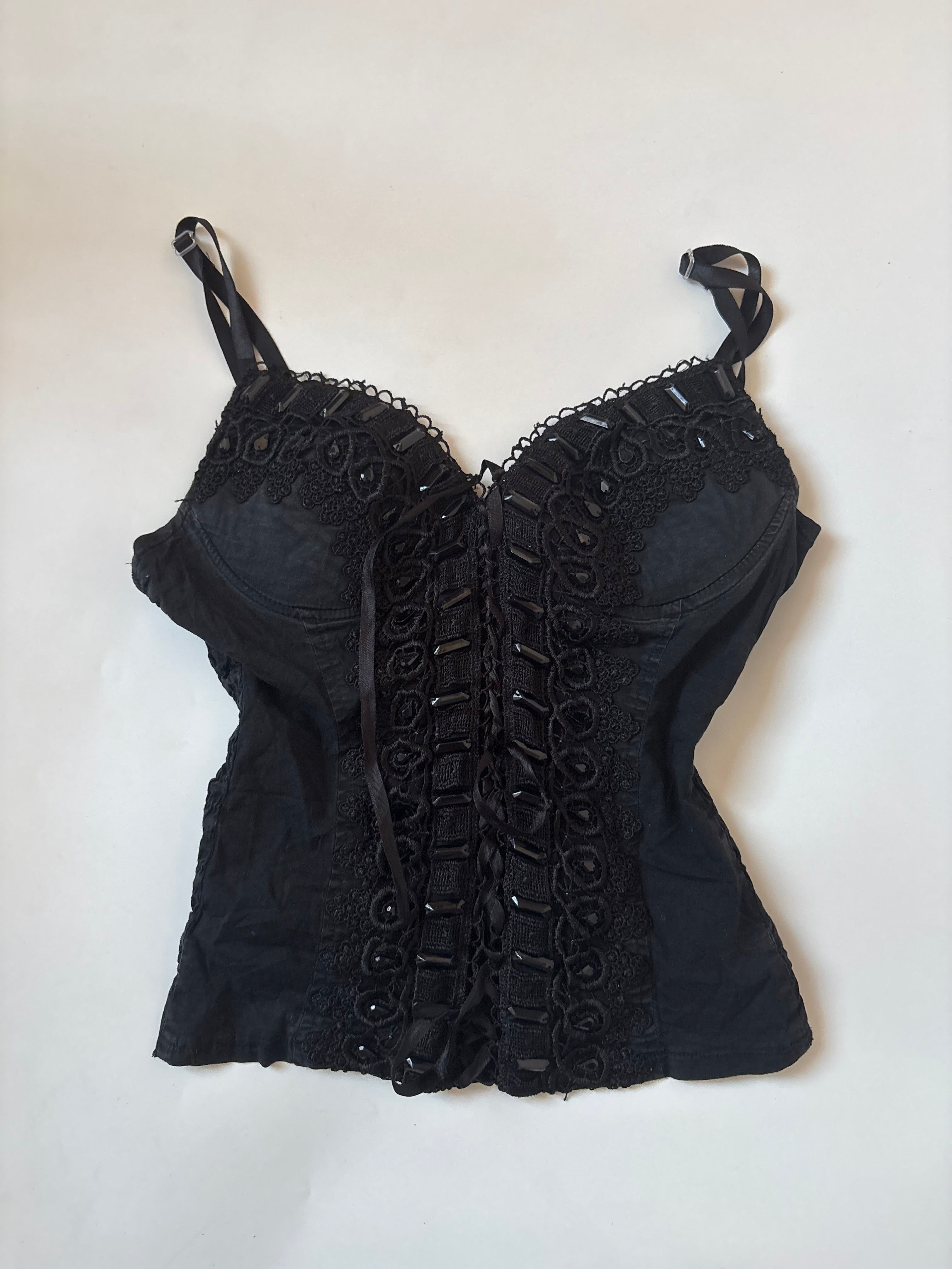Twenty one black corset(28 inch)