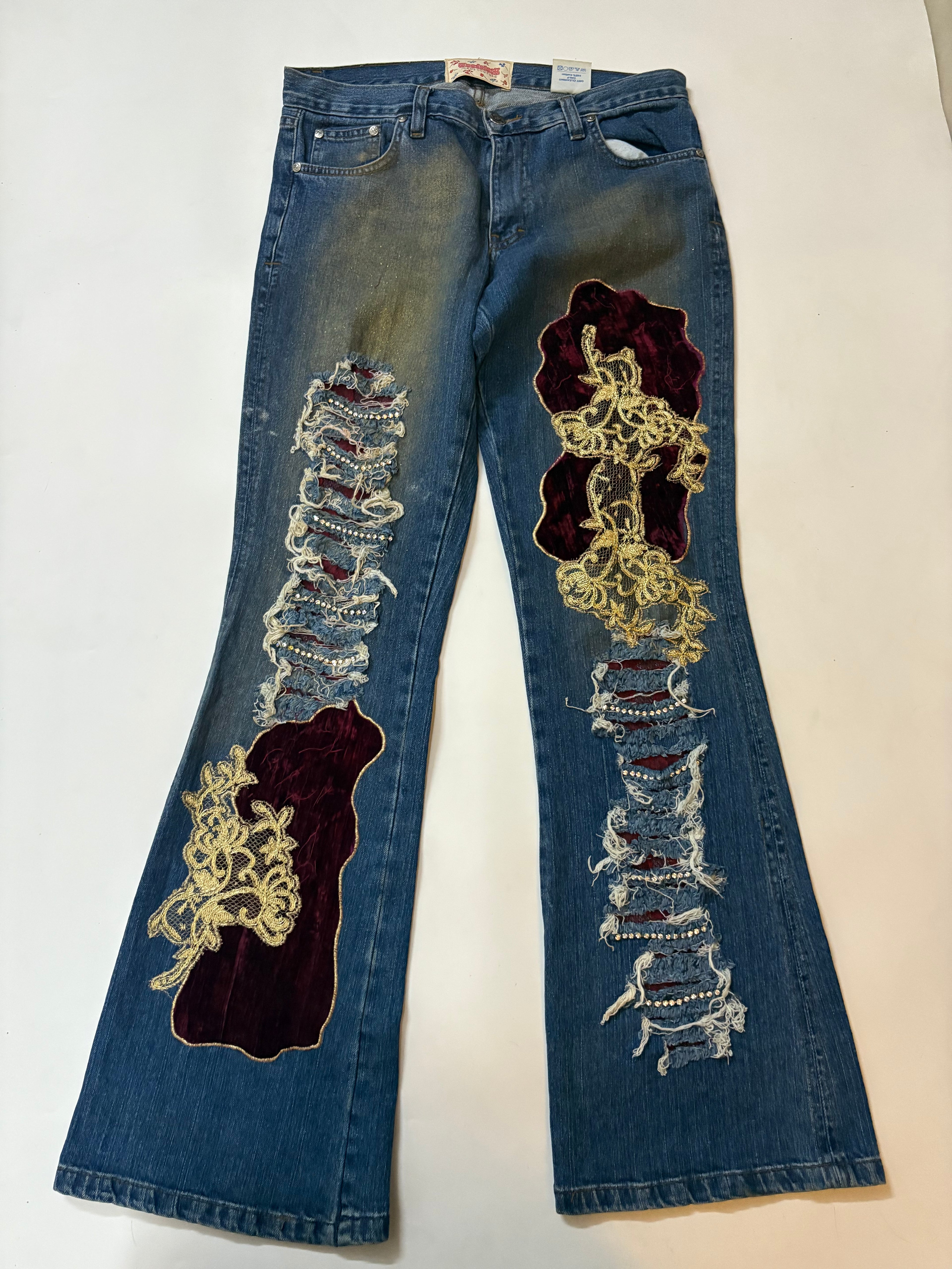 WOODSTOCK low rise jeans(32 inch)