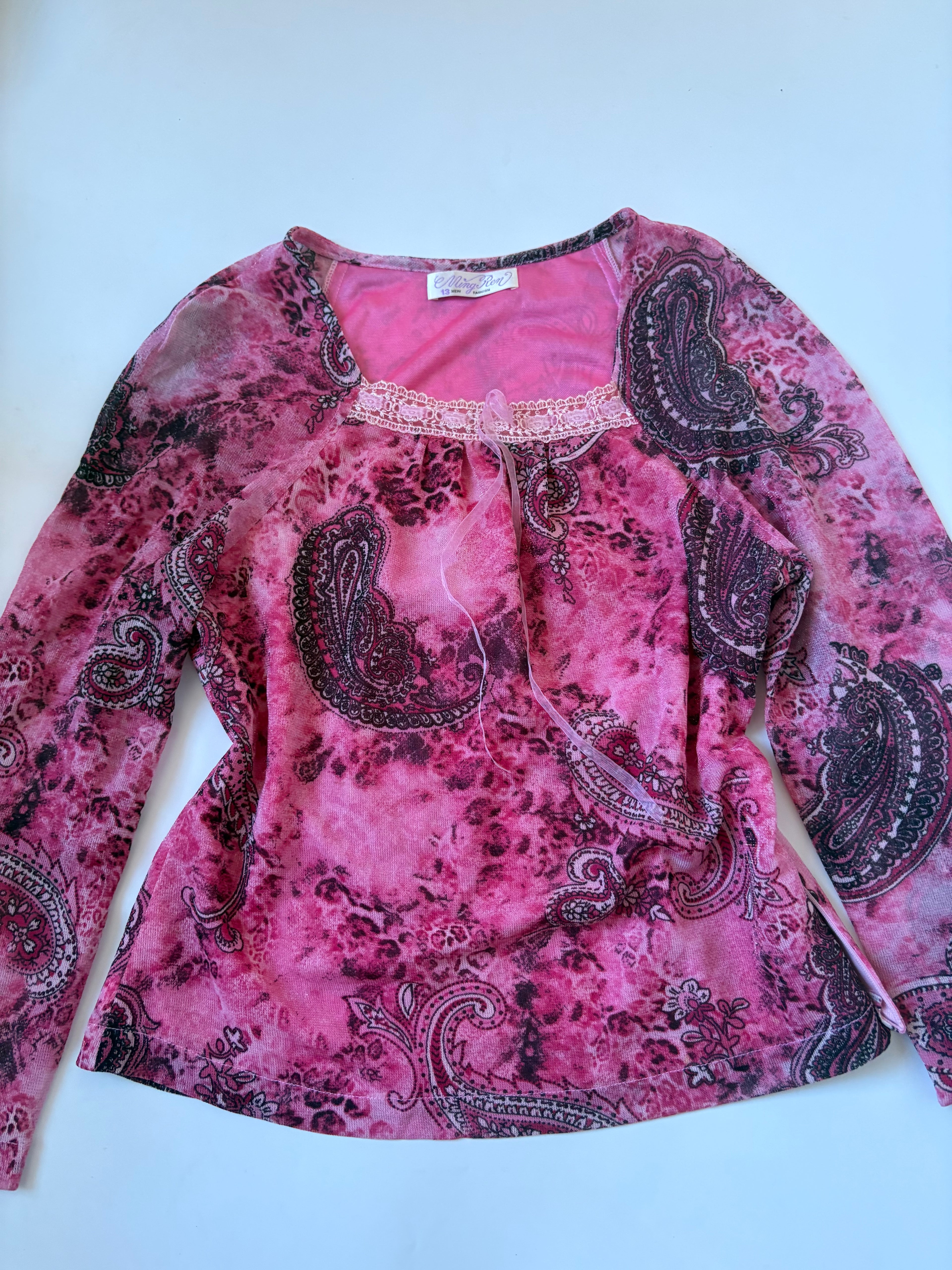 MING REN pink top(34-36 inch)