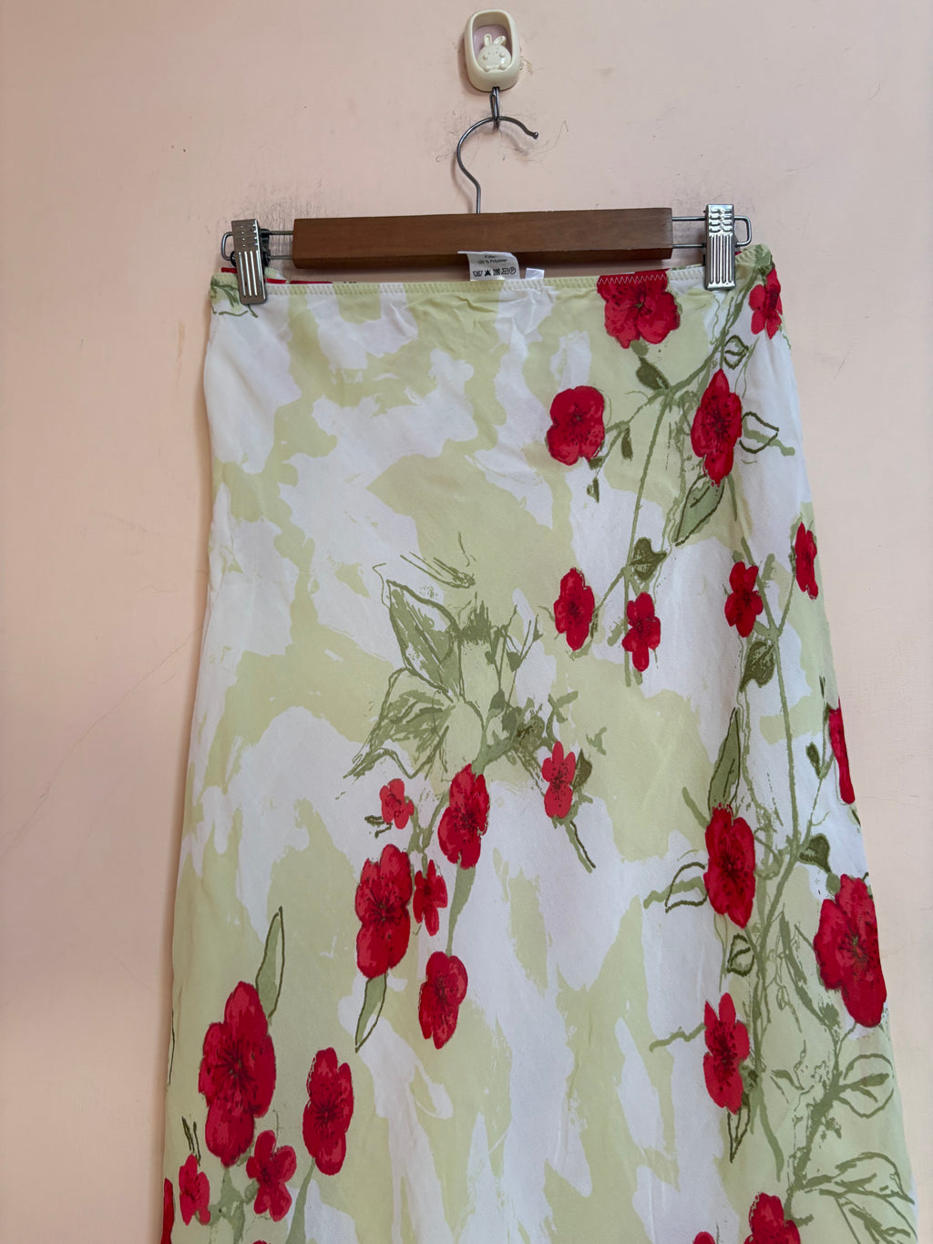 Blu motion yellow floral skirt(32-36 inch)