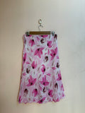Blu motion pink floral skirt(32-36 inch)