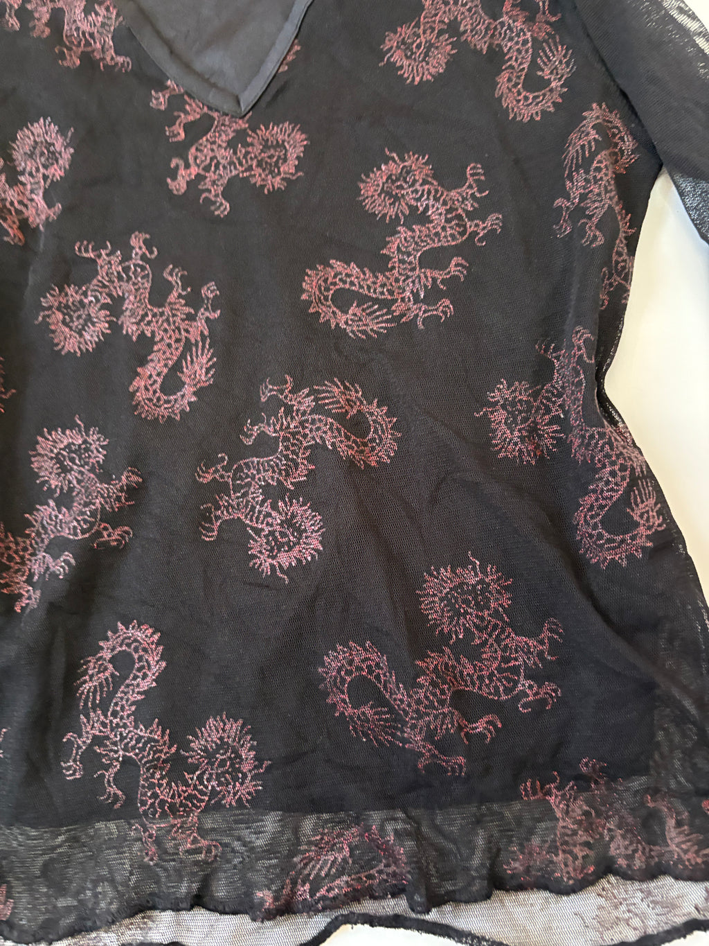 v neck top (36inch)