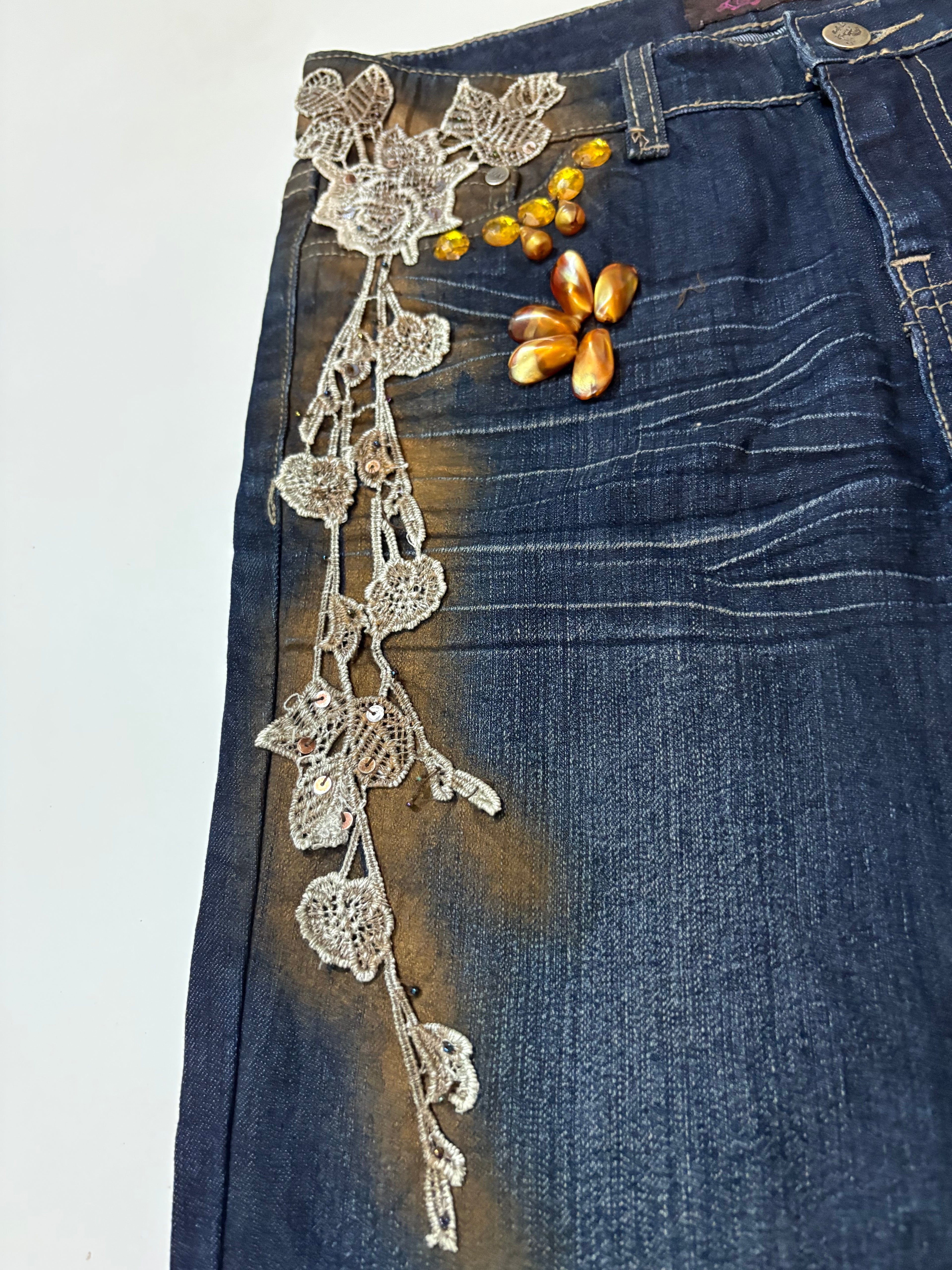 XIAO MO YANG low rise jeans(32inch)