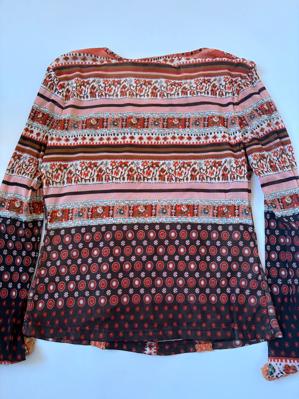 Vernica brown designed top(34-36 inch)