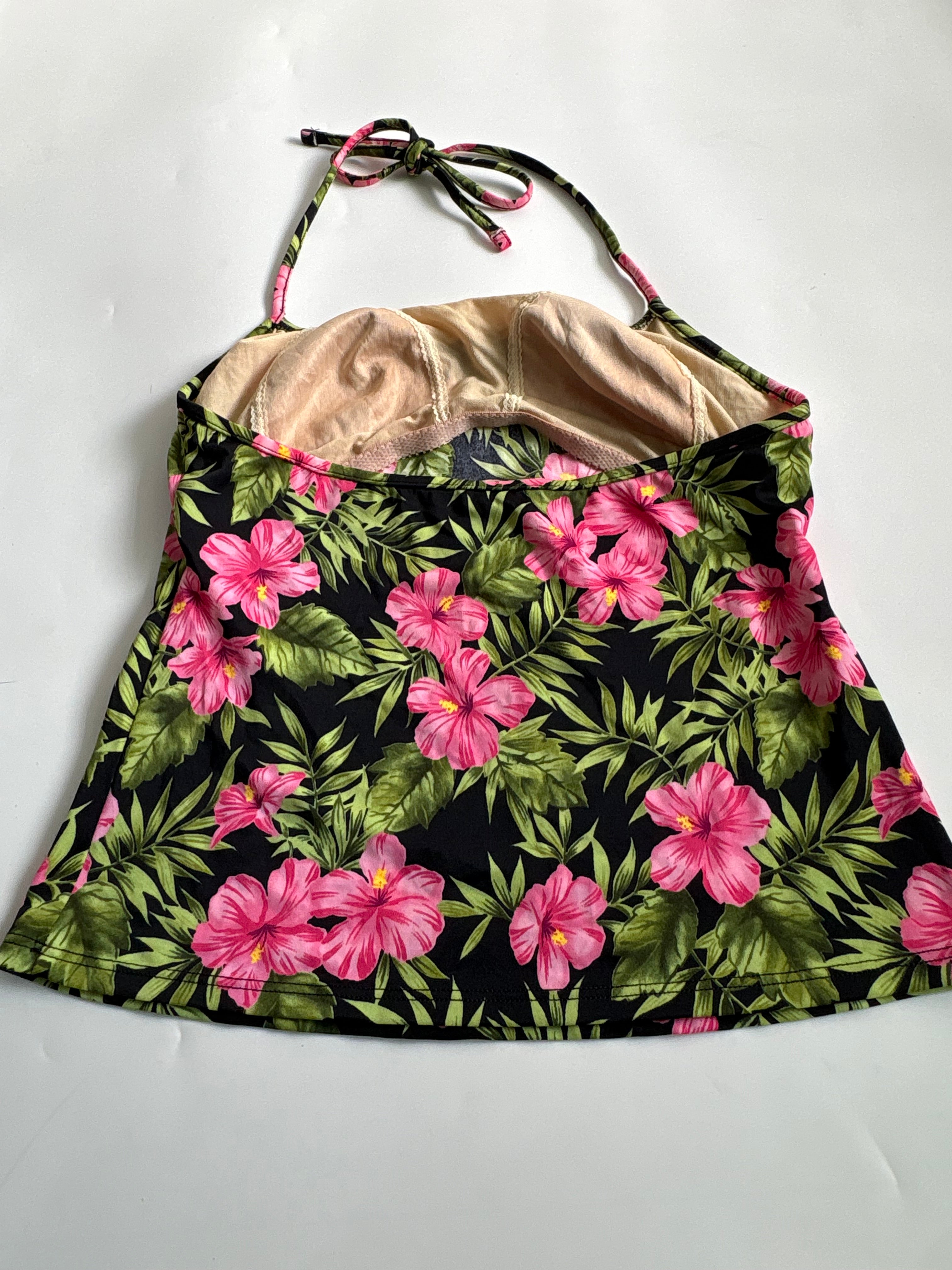 floral halter neck (32-34inch)