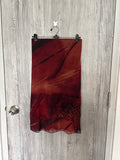 Maroon abstract printed skirt(34-38inch)