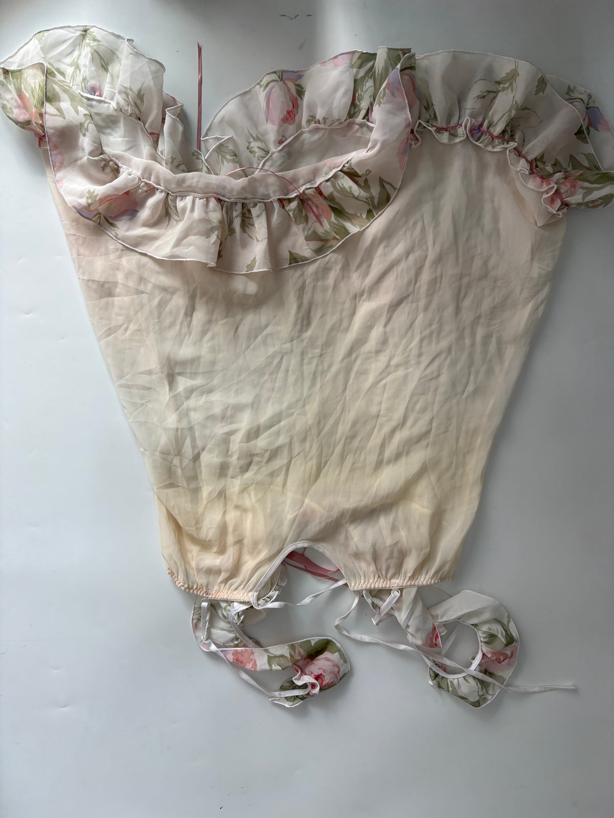 Lingerie white top(32 inch)