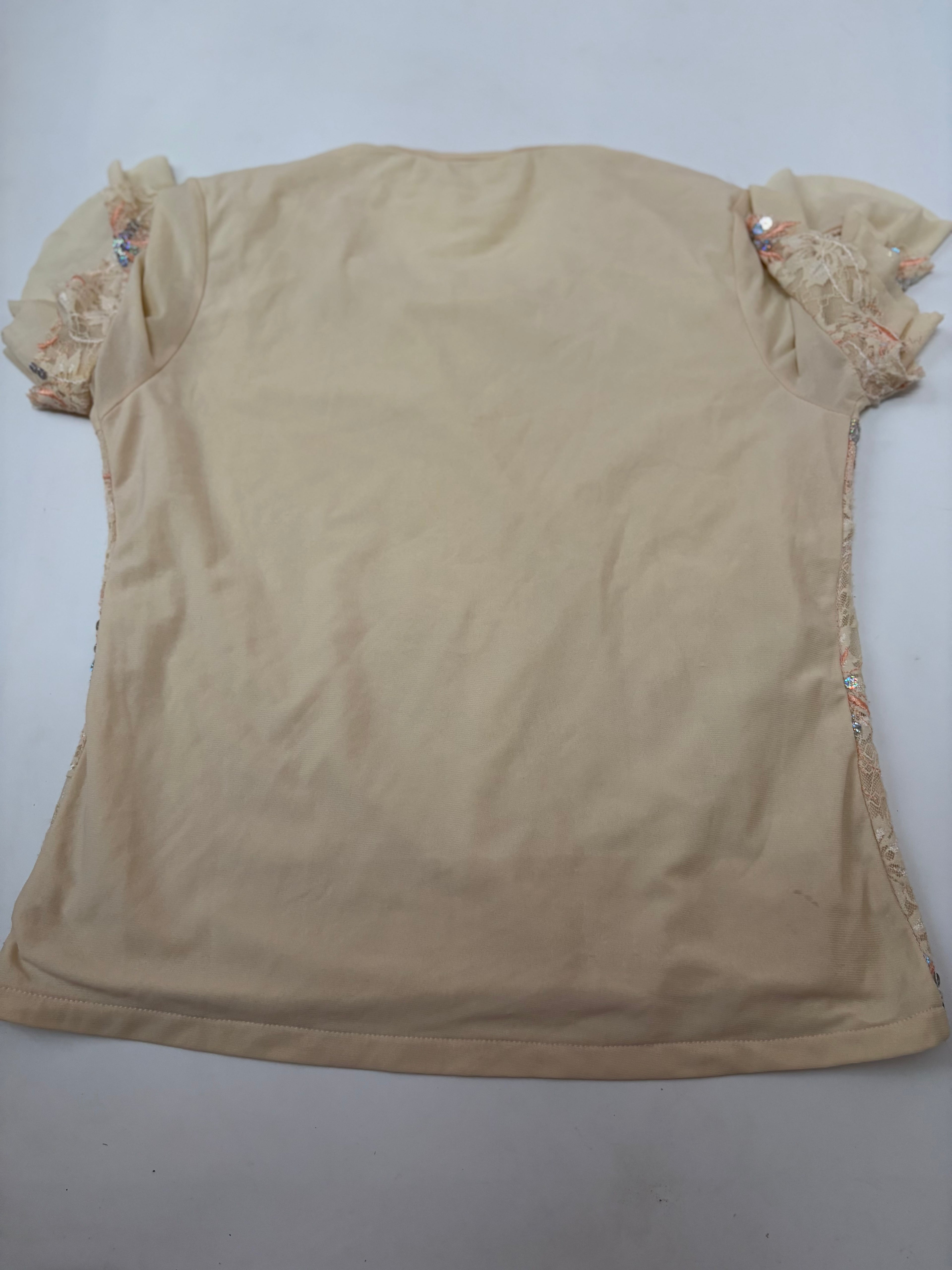 Kivenst beige net top(36-40inch)