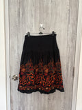 orange corduroy skirt (30inch)