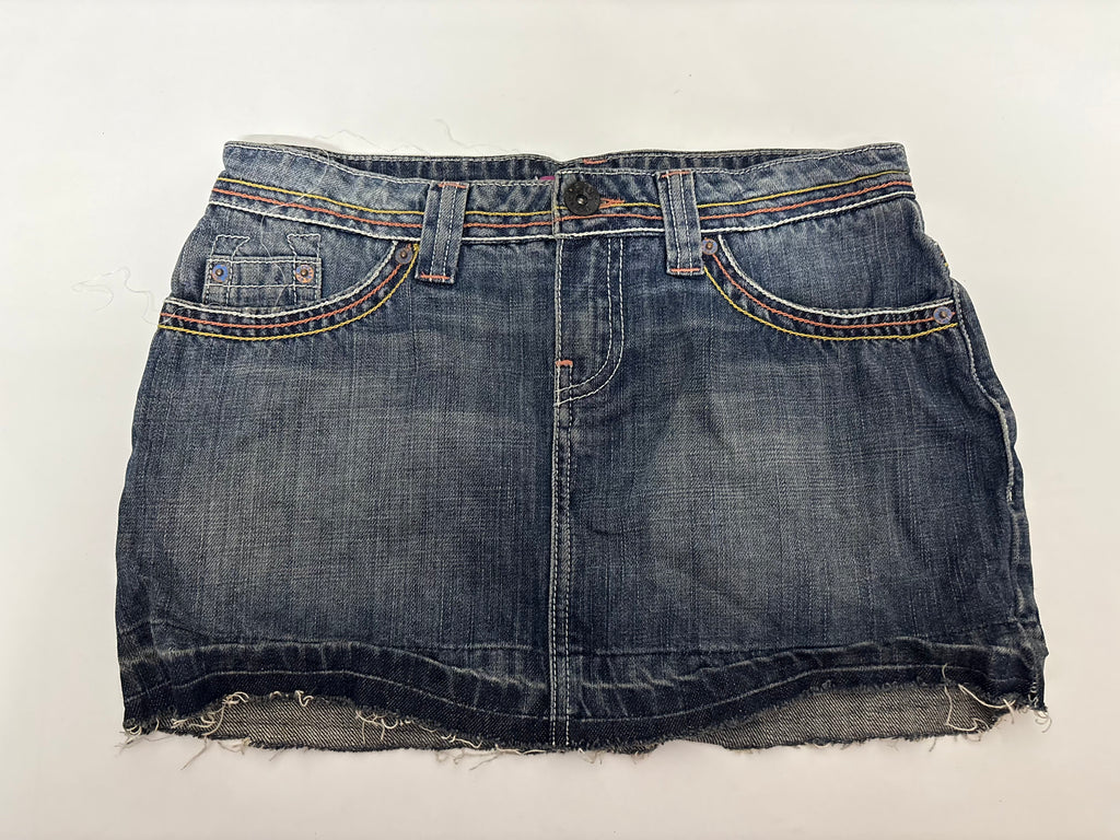onyx jeans mini skirt ( 30inch)