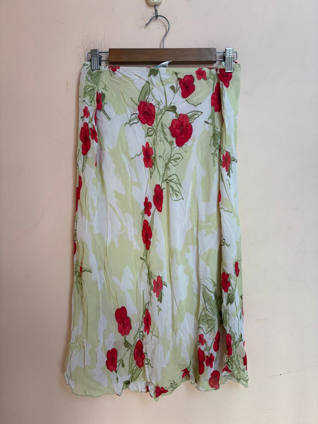 Blu motion yellow floral skirt(32-36 inch)