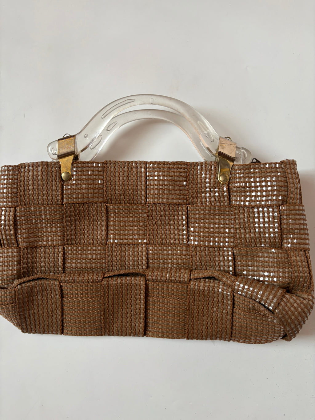 Beige hand bag