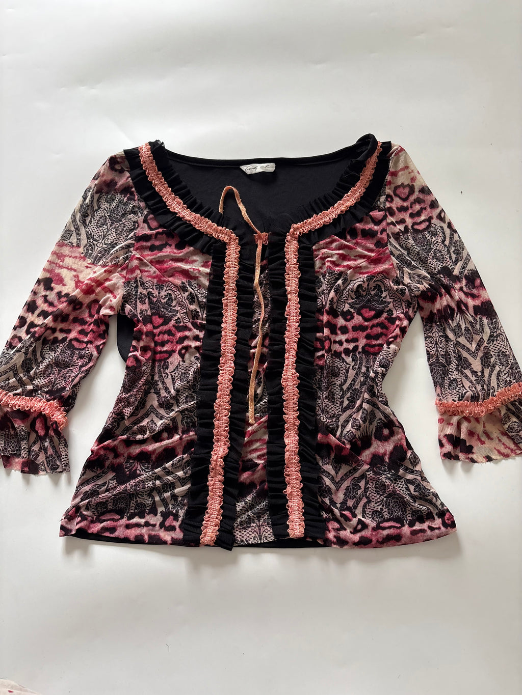 ZONEY cheetah styled top(36-38 inch)