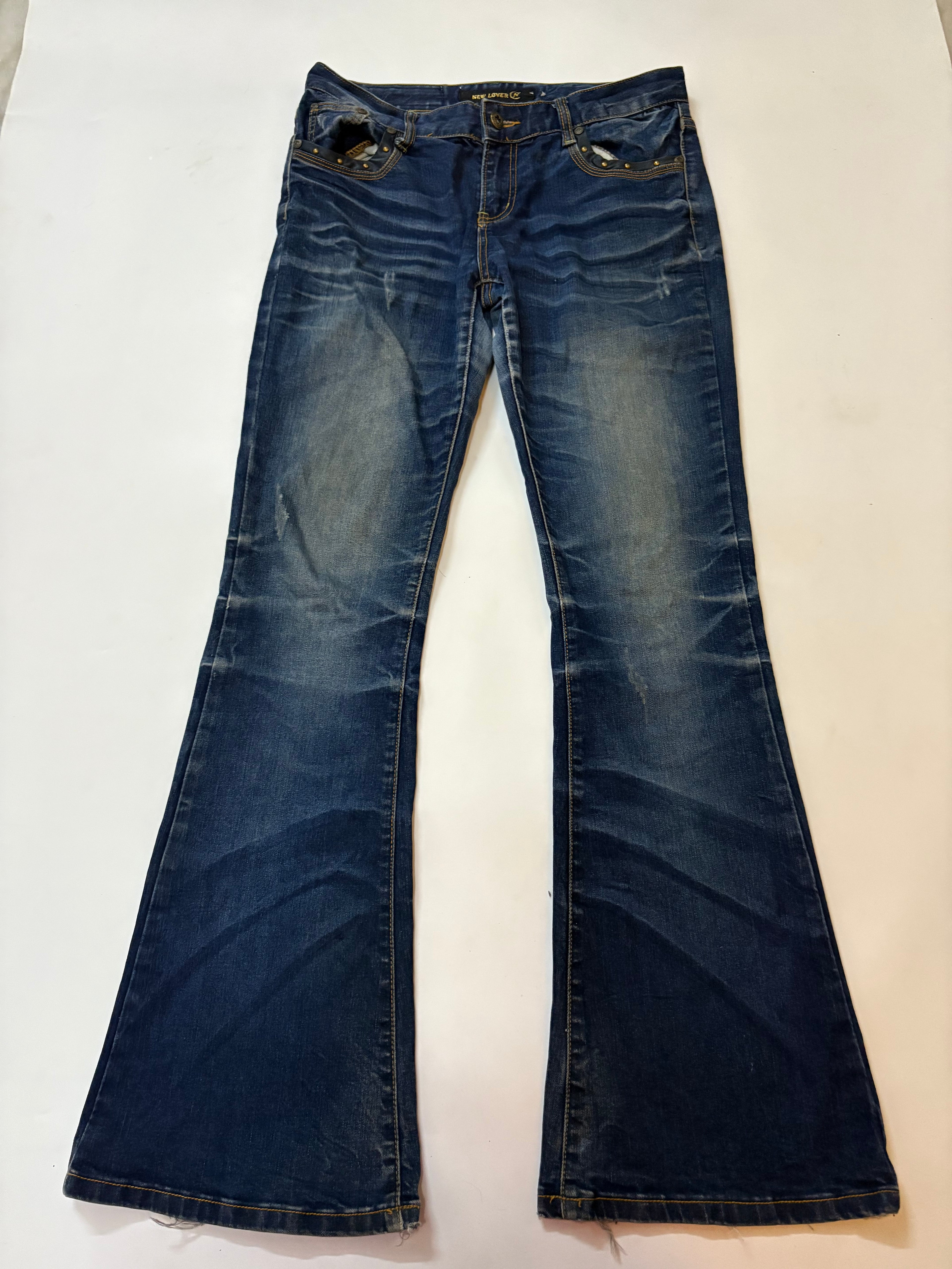 new lover low rise blue jeans ( 32inch)
