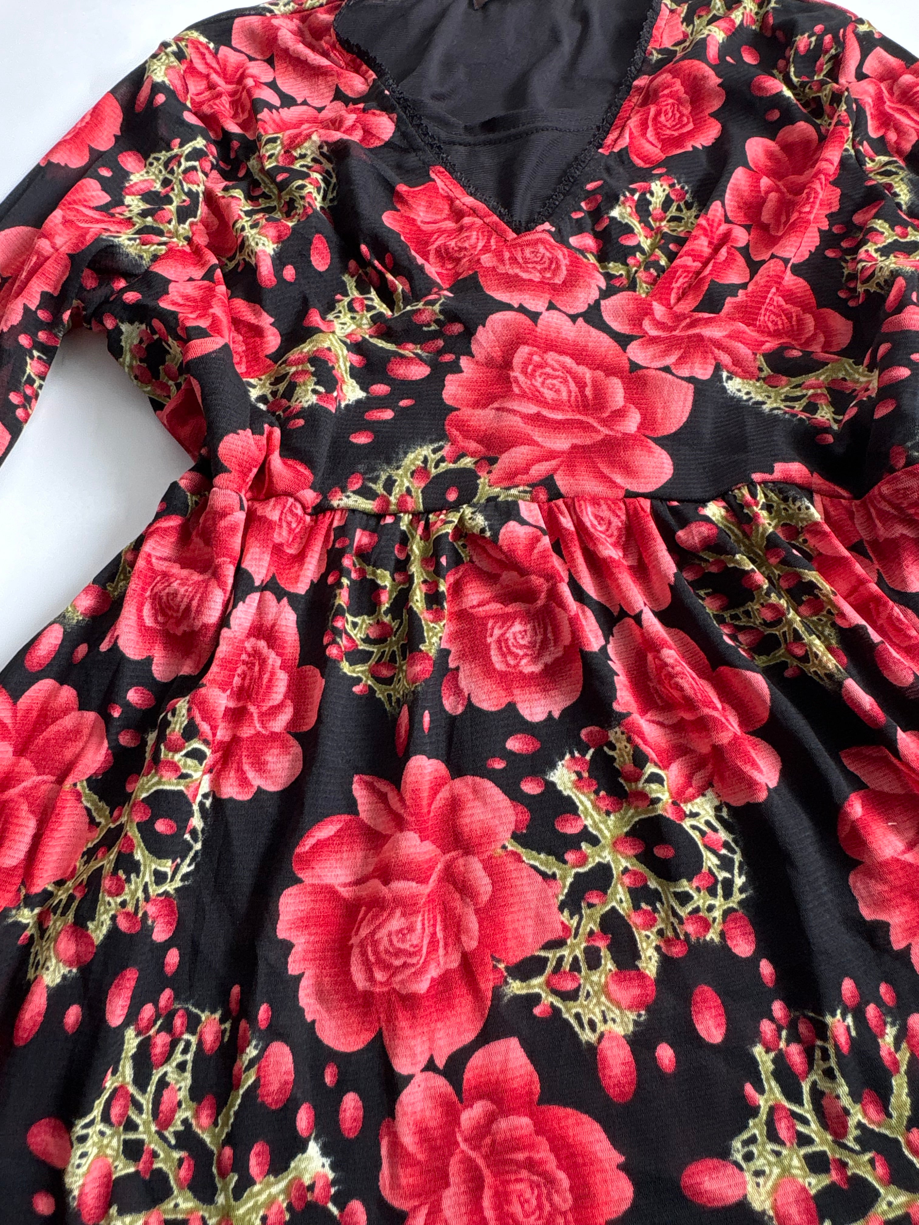 Sheng  shi Yi zhuang floral top(42-44 inch)