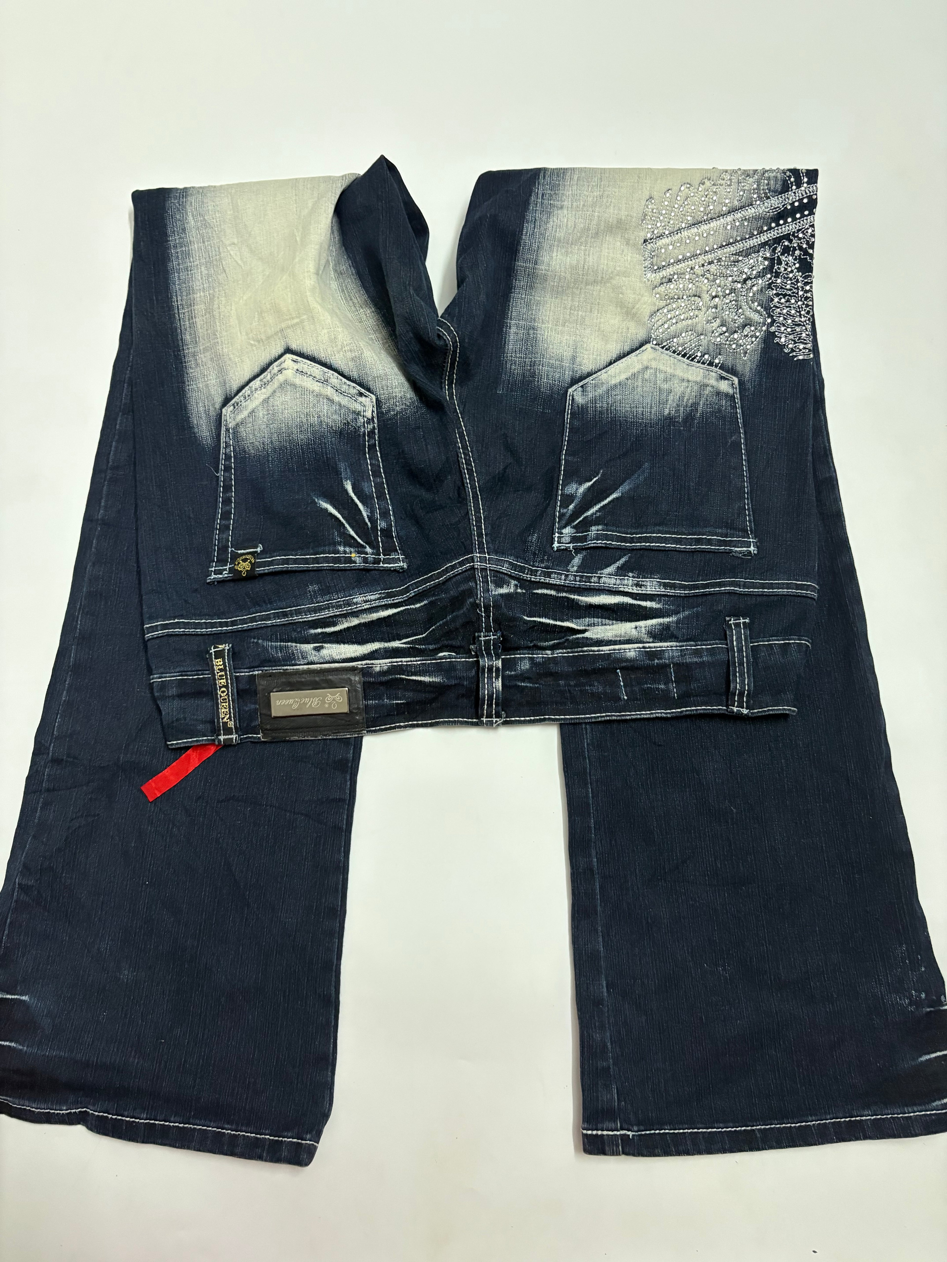 blue queen dark blue jeans (32inch)