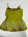 Green sequin design top(34inch)