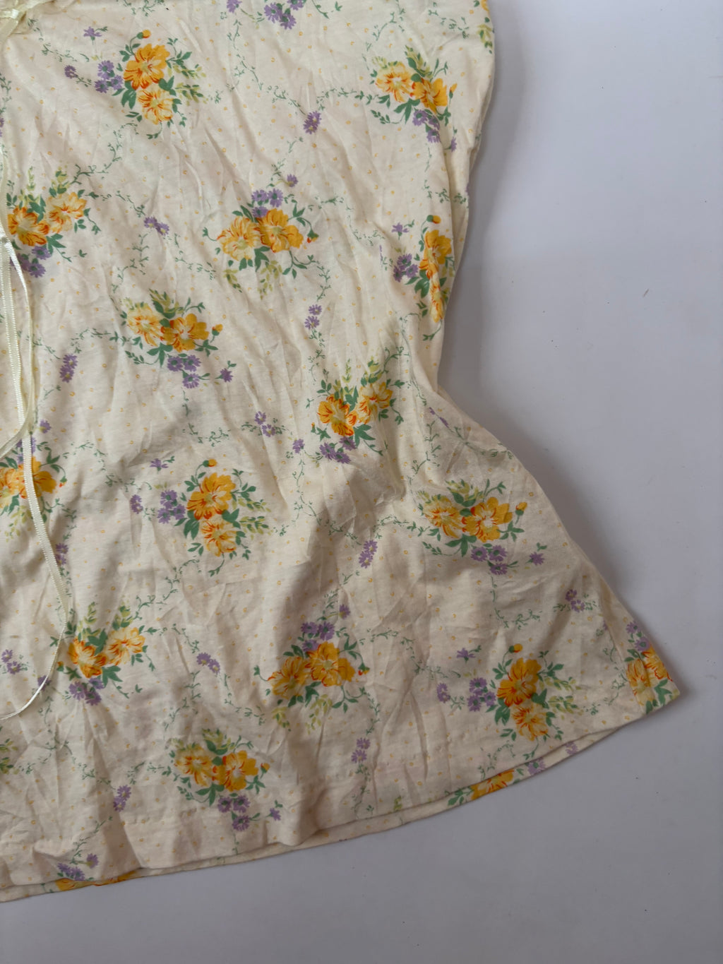 PS company yellow floral top(32-36inch)