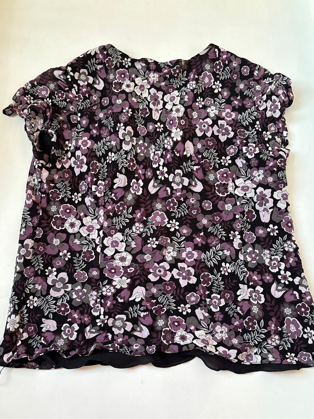 V neck flower top(46-50inch)