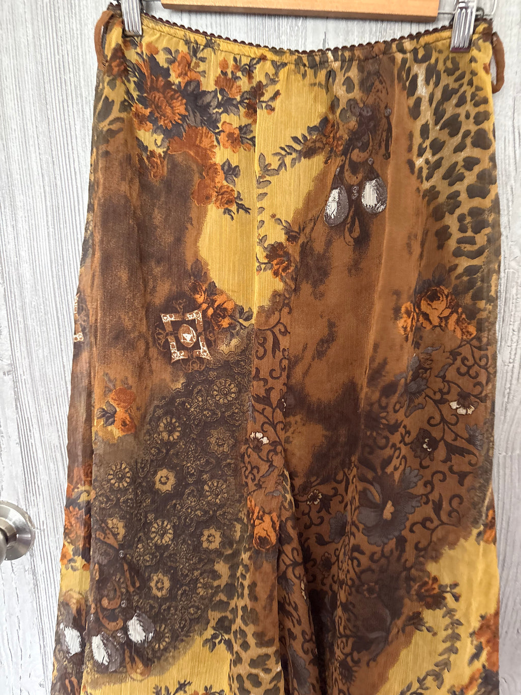 Atelier sange Paris brown skirt(32 inch)