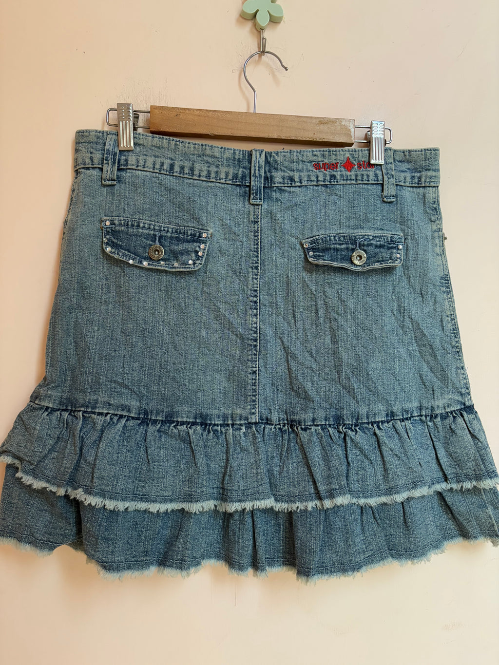 midi denim skirt (34inch)