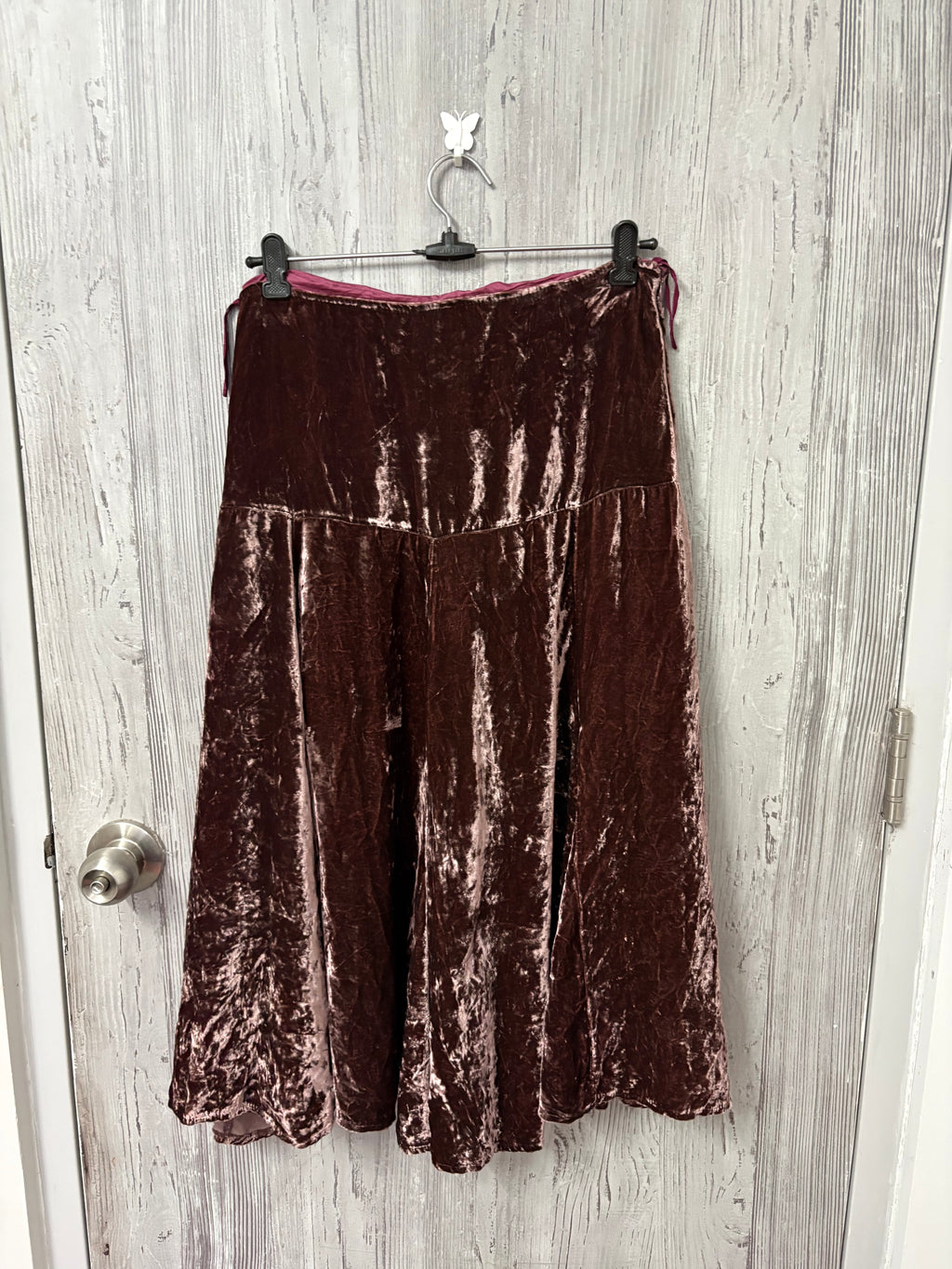 gionane brown velvet skirt ( 30inch)