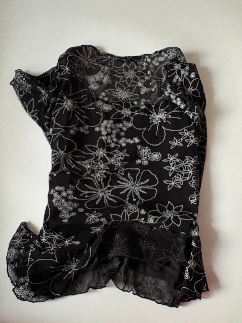 floral top with inner slip ( 40-42inch)