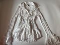 envie bell sleeves white top (42-44inch)
