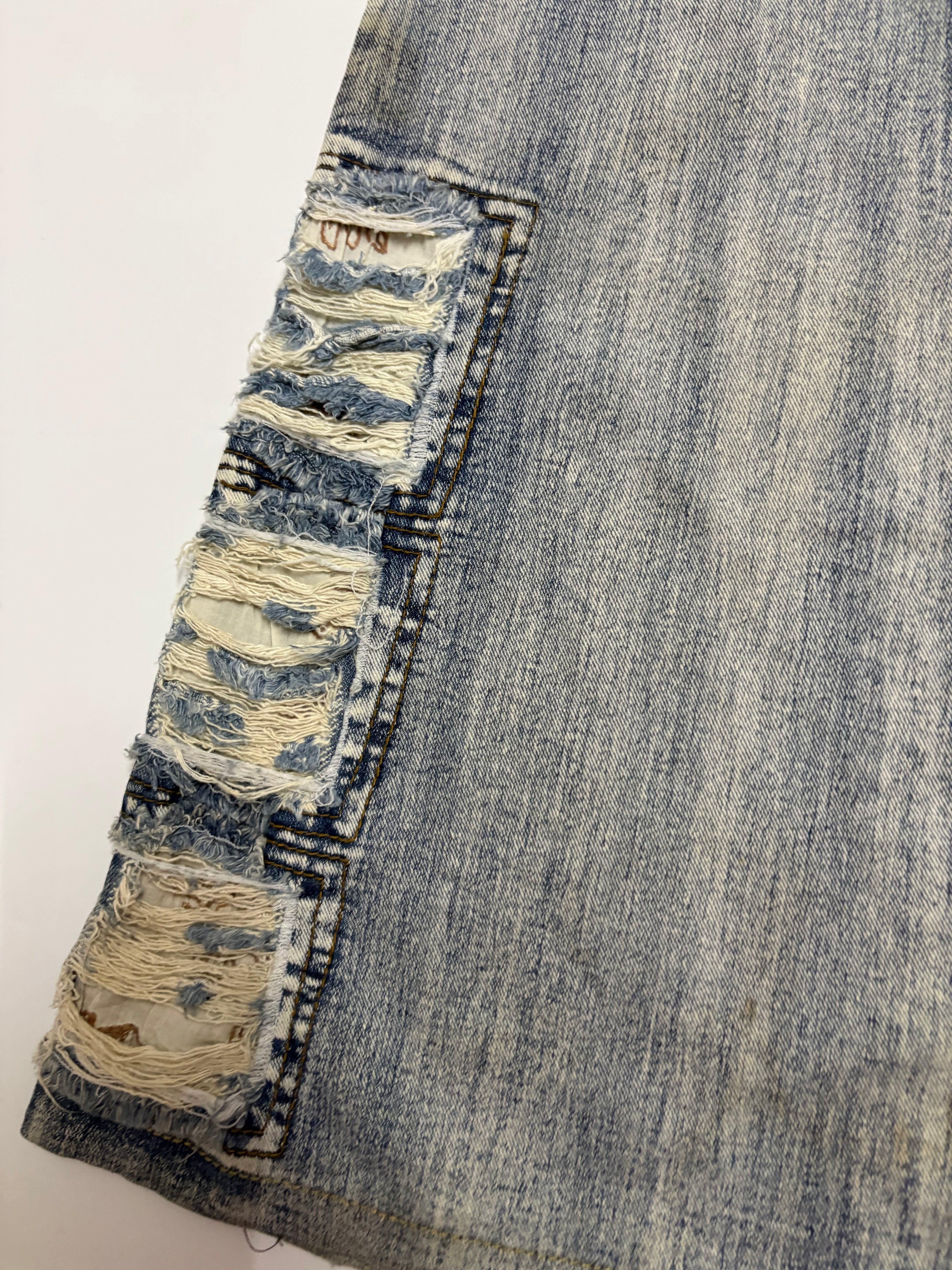 ESP ribbed flared jeans (28inch)
