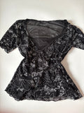 floral top with inner slip ( 40-42inch)