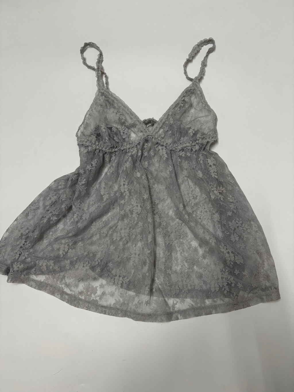 delicious grey lace top (30-32inch)