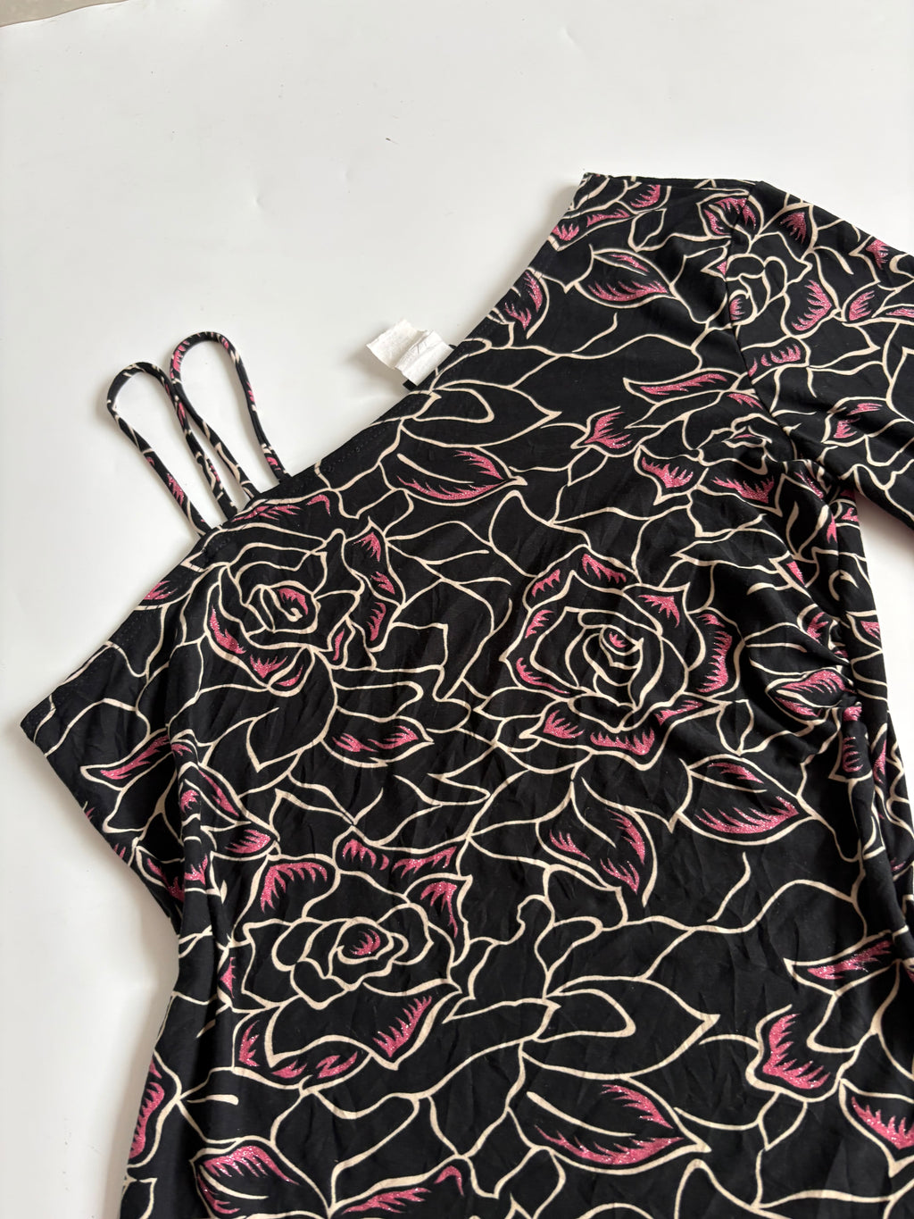 one shoulder asymmetrical top (34-36inch)