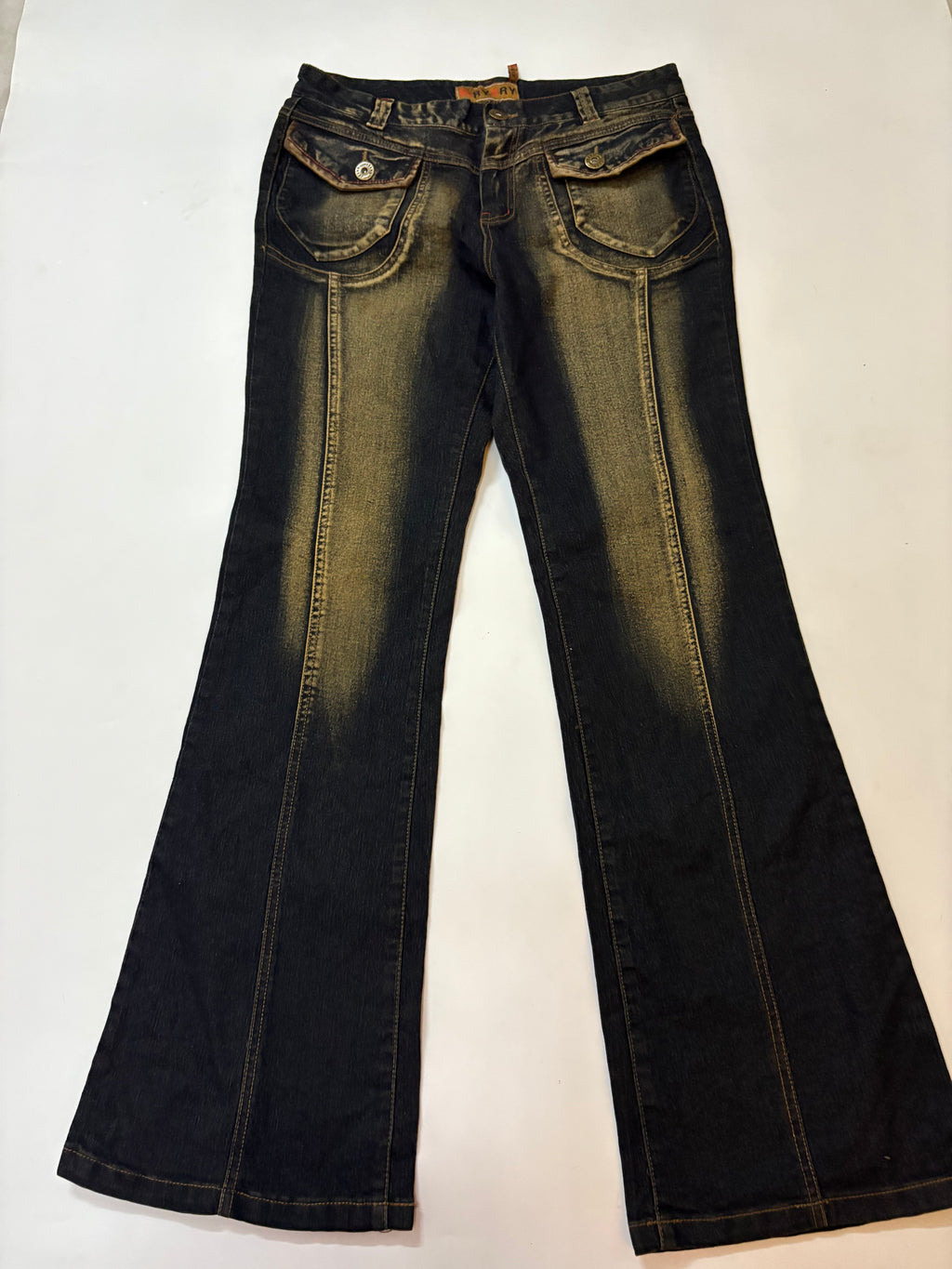 vintage low rise flared jeans ( 32inch)