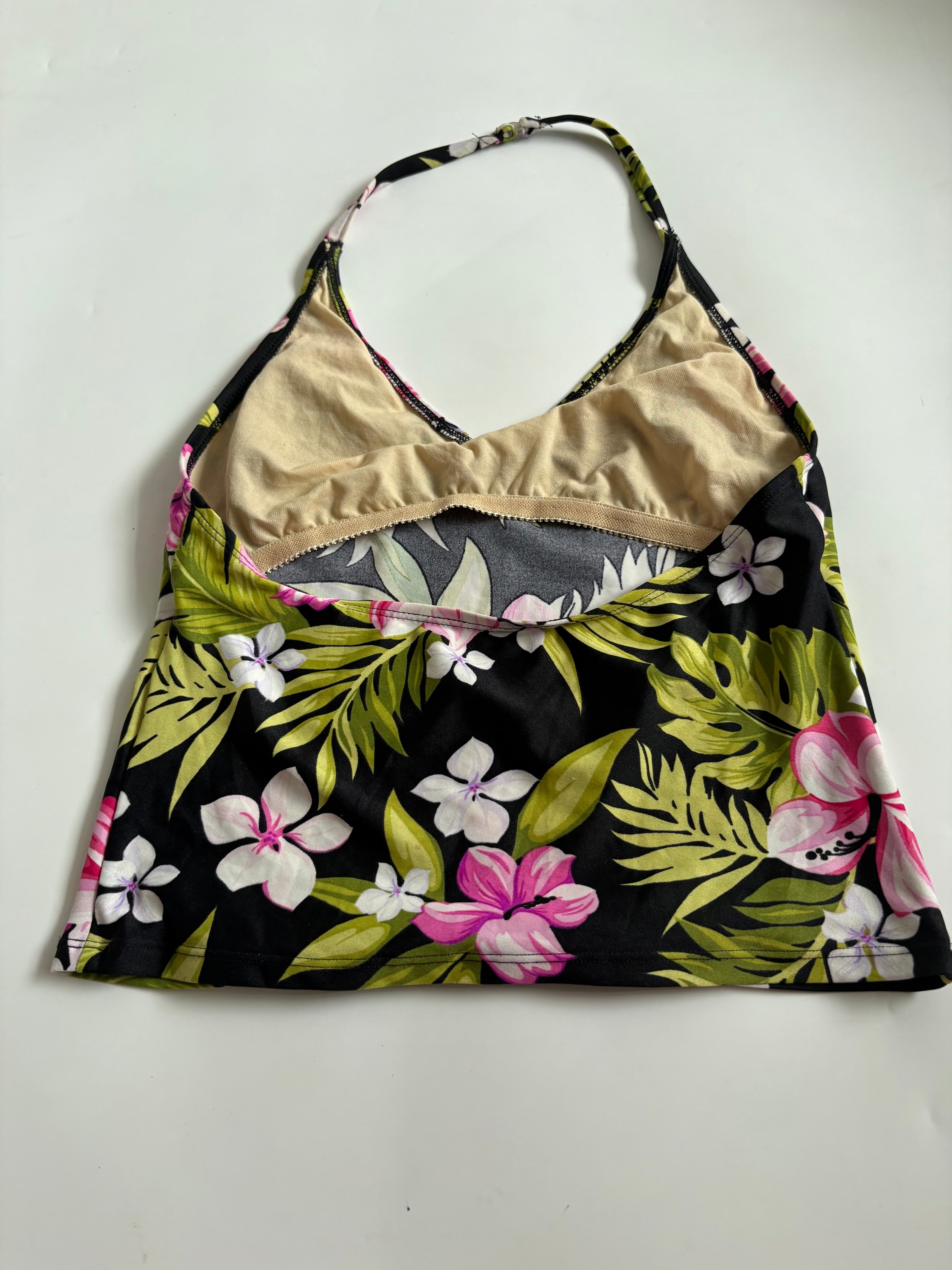 halter neck floral top (32-34inch)