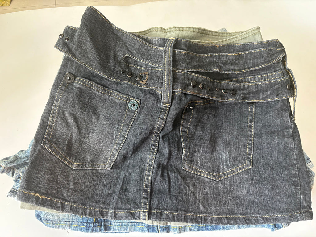 M.S jeans mini skirt(30 inch)