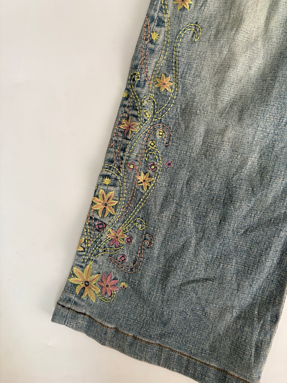 Cantwo floral low rise jeans(30 inch)
