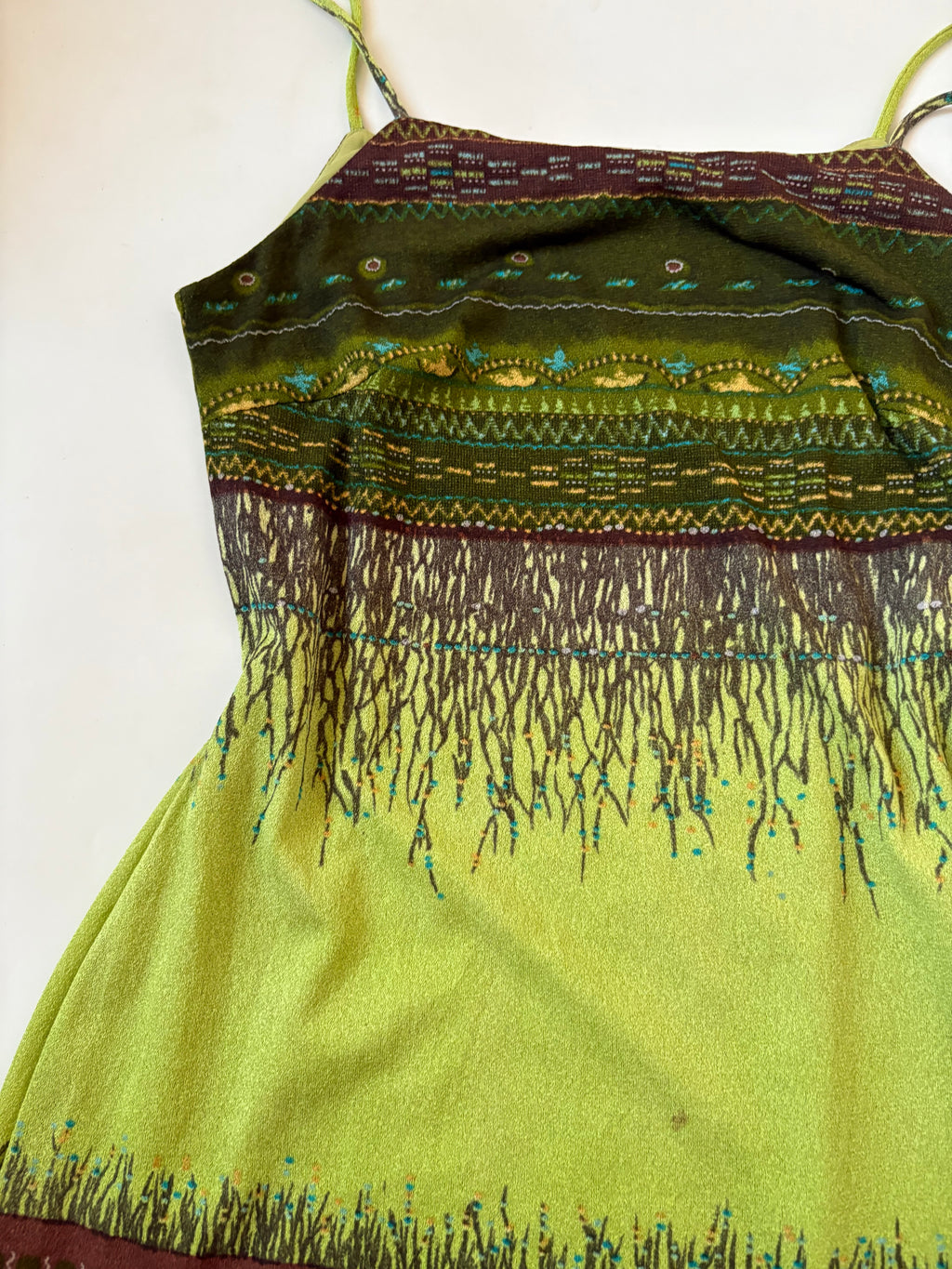 green forest dress ( 34-36inch)