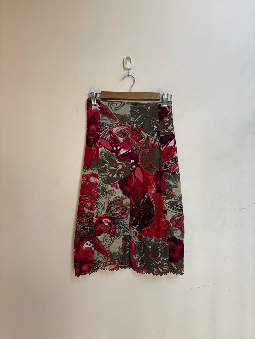 Via/appia floral skirt(34 inch)
