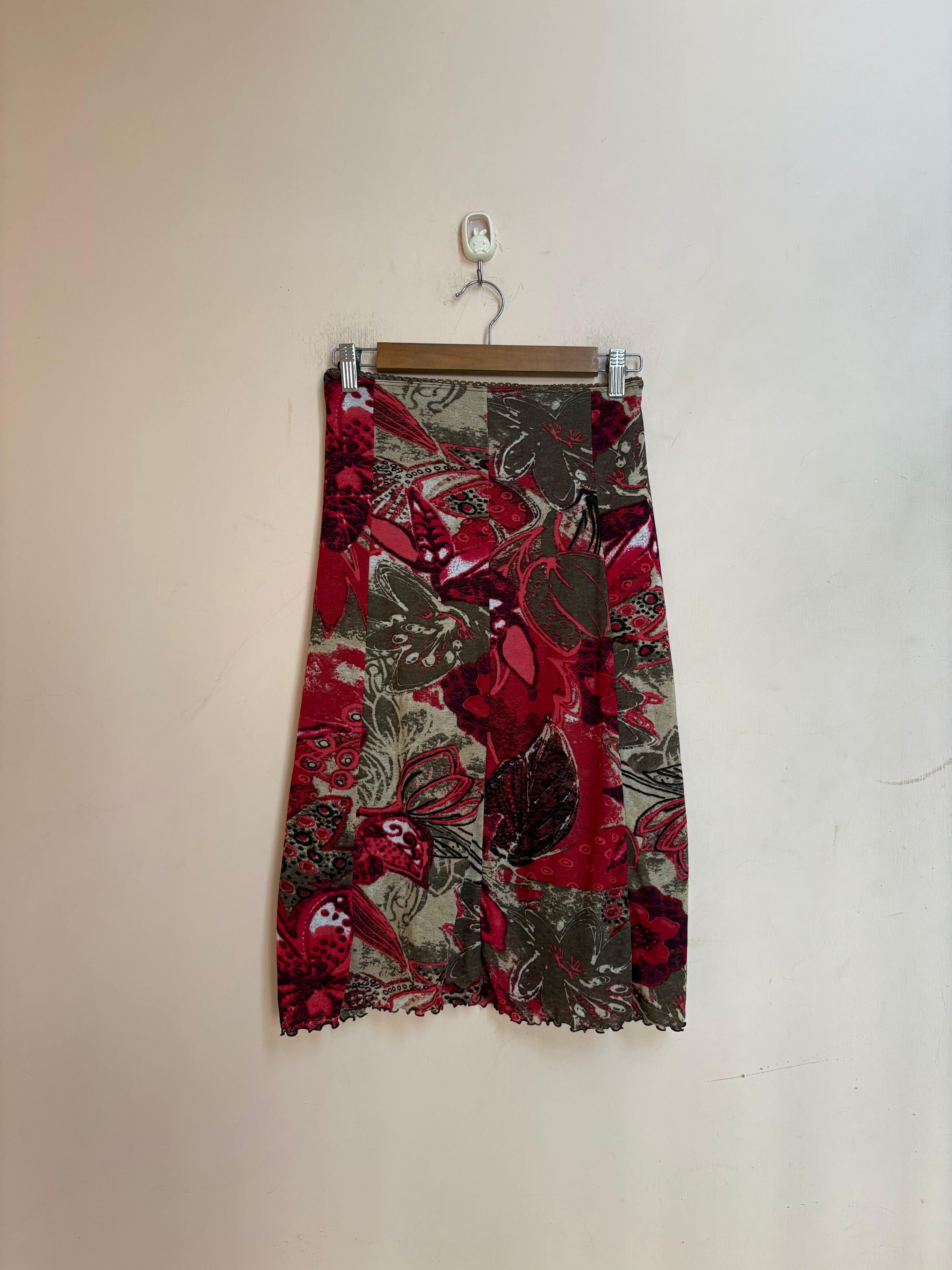 Via/appia floral skirt(34 inch)