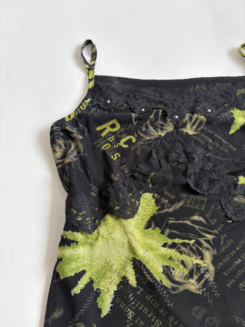 green cami top (30-32inch)