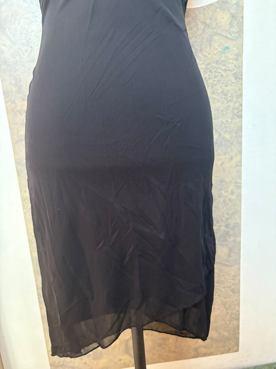 vanity halter neck black dress(30-34 inch)