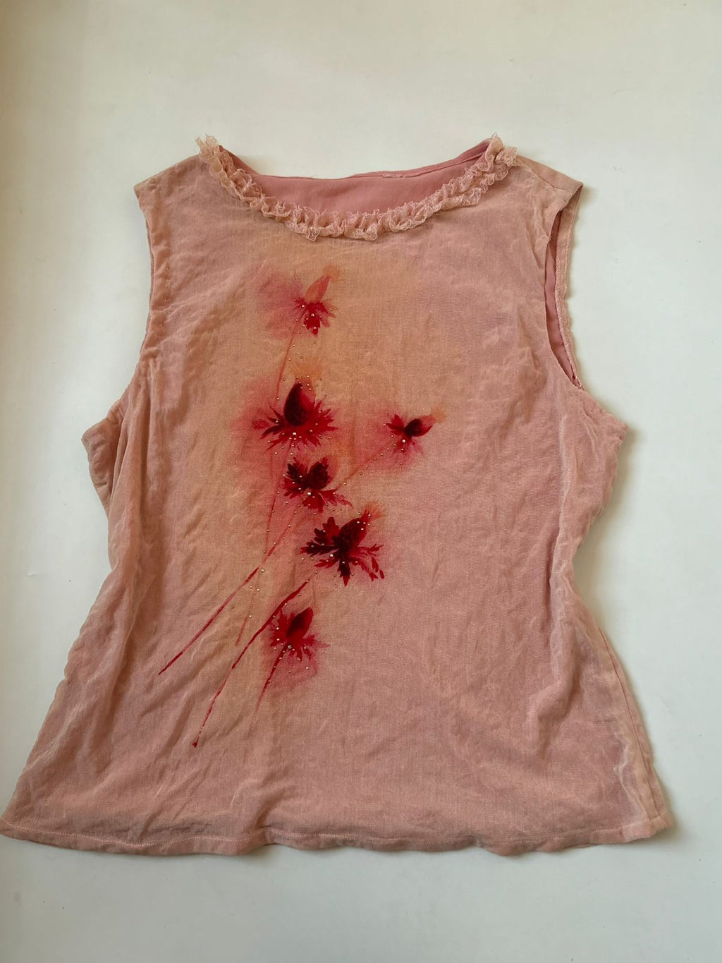 pink flower top (36-38inch)