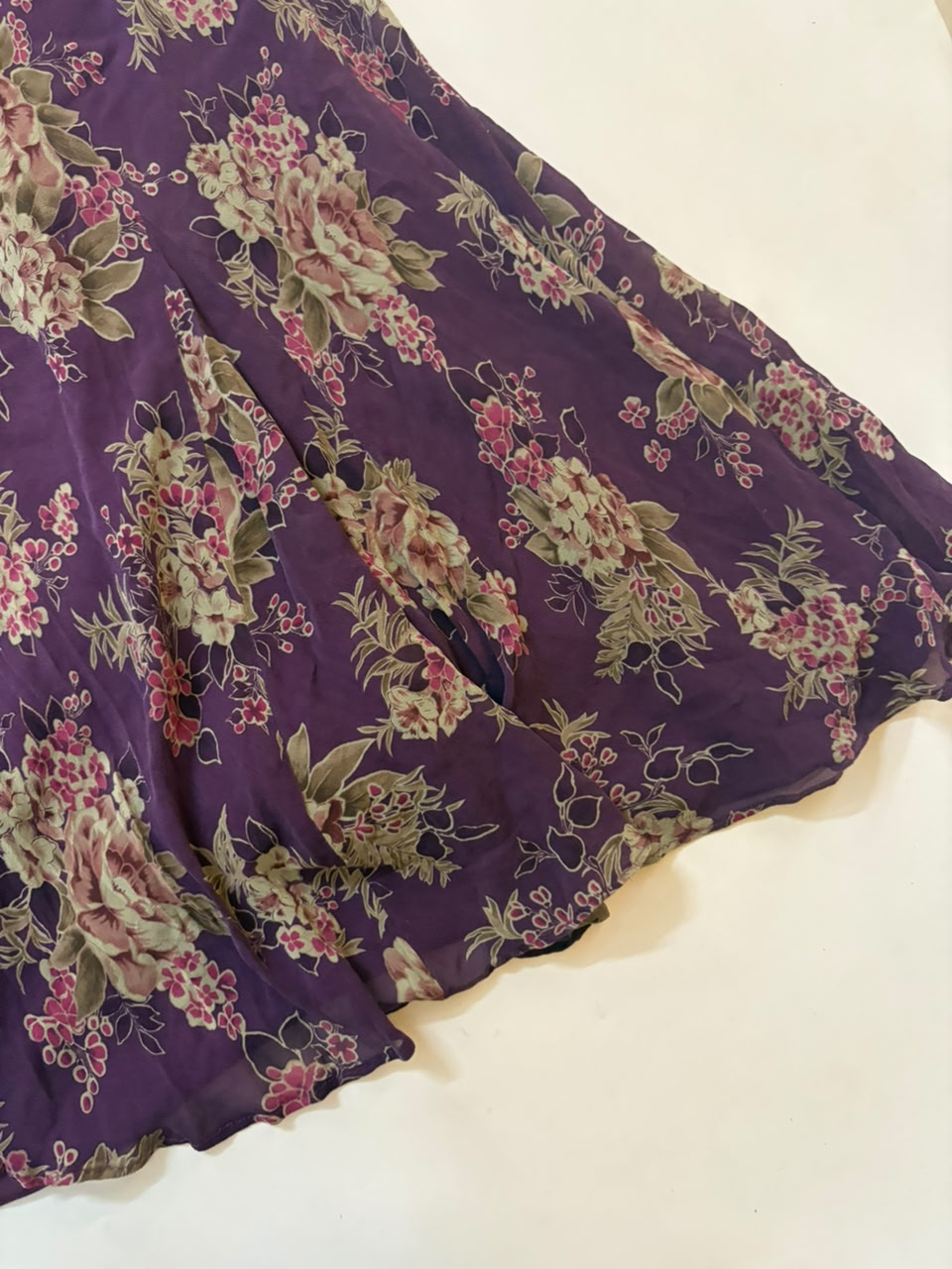 violet dyer violet floral dress(40-44 inch)